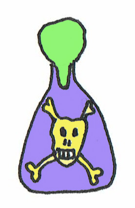 Flakon mit Gift